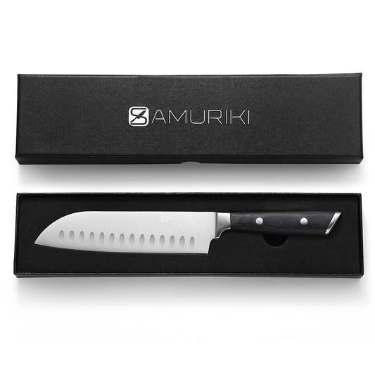 SAMURIKI ULTRA SHARP PREMIUM 7-INCH STAINLESS STEEL SANTOKU KNIFE